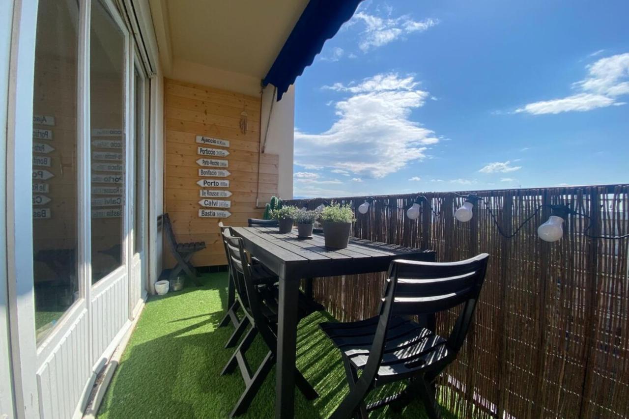 Vue Mer Au Carre D'Or De Ajaccio - Parking, Wifi Apartamento Exterior foto