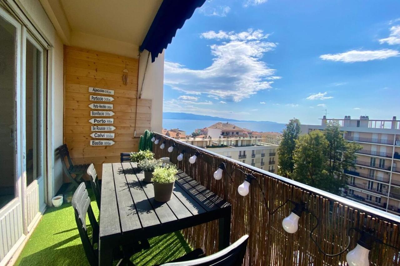 Vue Mer Au Carre D'Or De Ajaccio - Parking, Wifi Apartamento Exterior foto